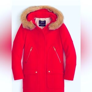 J crew Italian wool parka